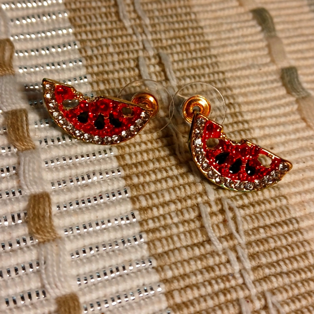 Watermelon Studded Earrings